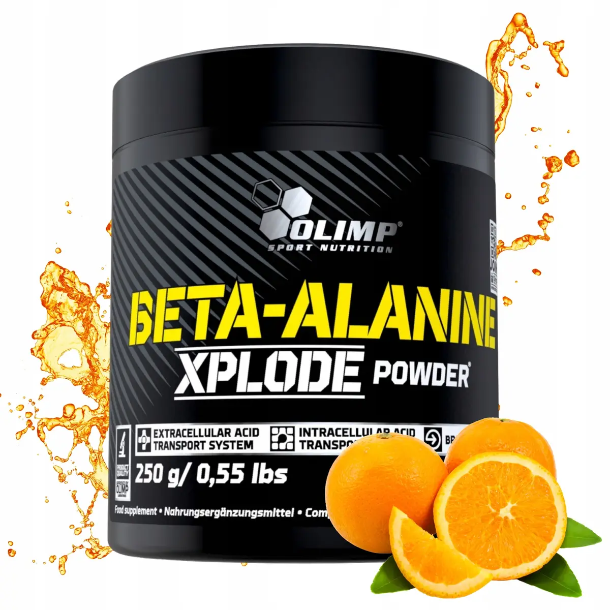 Przedtreningówka Beta-Alanine Xplode Powder OLIMP 250 g o smaku pomarańczy - produkt Fundacji Fun and Drive Dzieciom