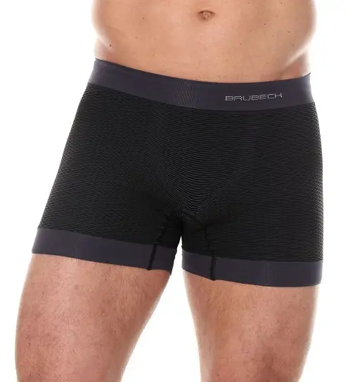 Bokserki majtki męskie termoaktywne Brubeck grafitowe Base Layer rozmiar XL - zdjęcie 2
