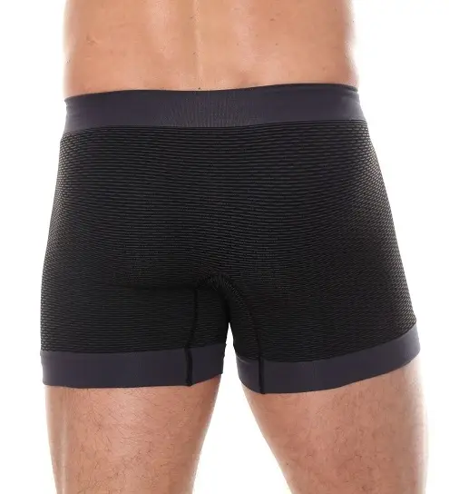 Bokserki majtki męskie termoaktywne Brubeck grafitowe Base Layer rozmiar XL - zdjęcie 3