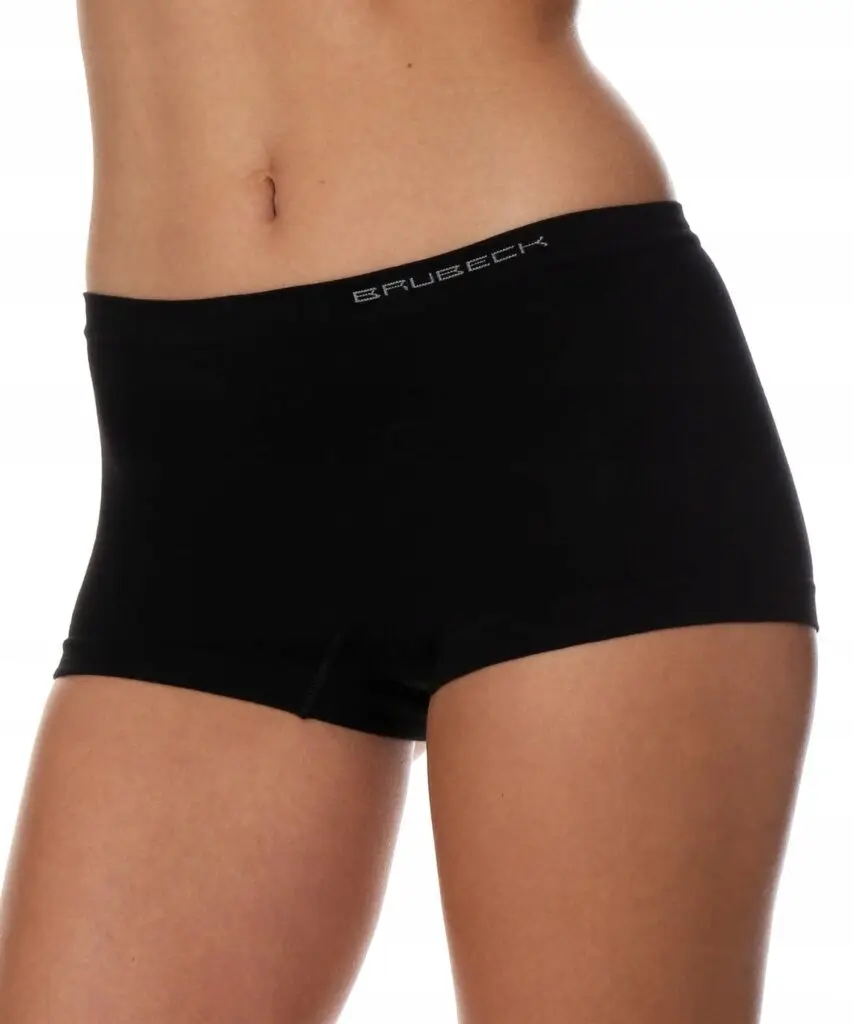 Majtki damskie bawełniane bokserki BRUBECK COMFORT COTTON czarne - produkt Fundacji Fun and Drive Dzieciom