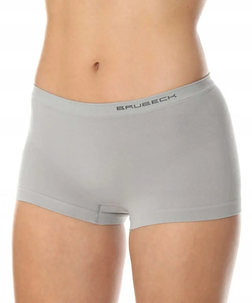 Bokserki majtki damskie bawełniane Brubeck szare Comfort Cotton rozmiar S - produkt Fundacji Fun and Drive Dzieciom