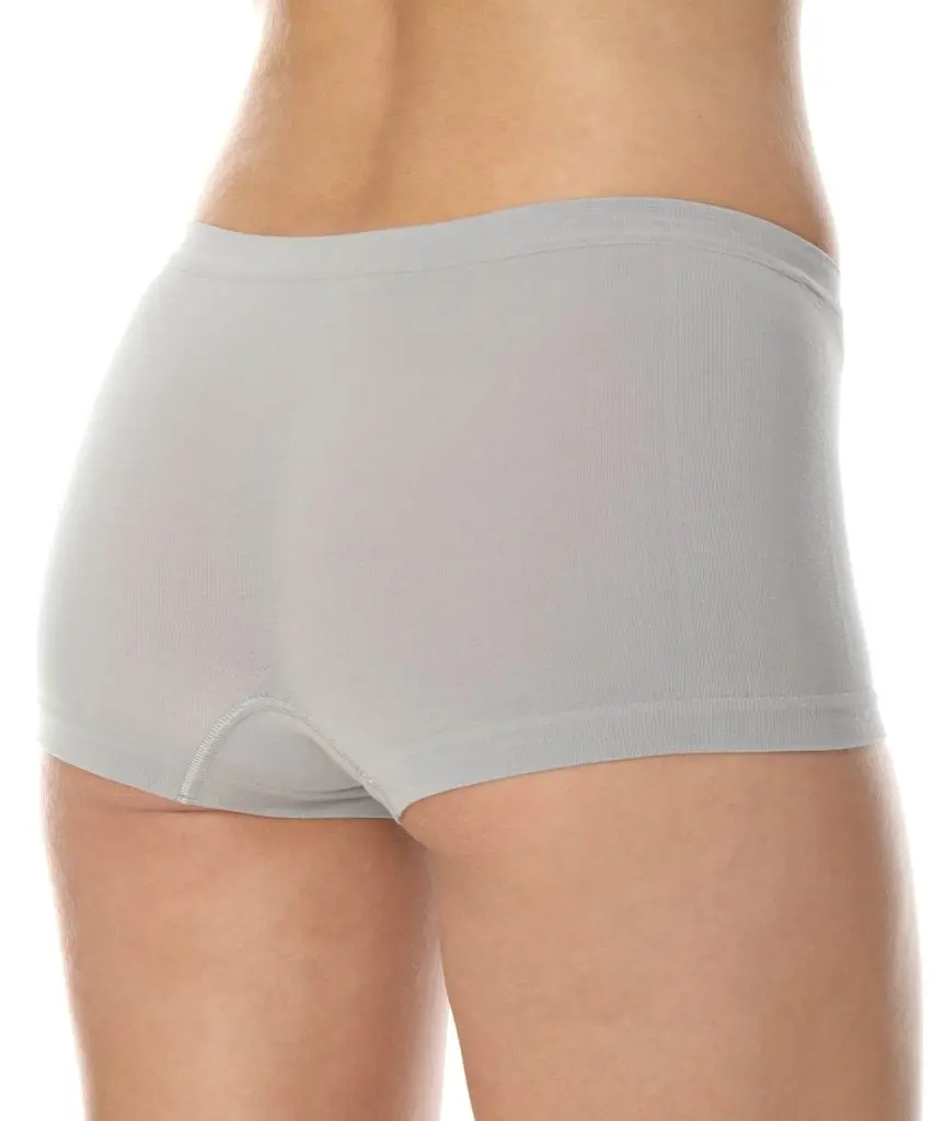 Majtki damskie bawełniane bokserki BRUBECK COMFORT COTTON szare - zdjęcie 2