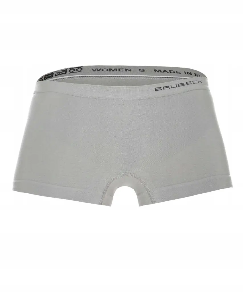 Majtki damskie bawełniane bokserki BRUBECK COMFORT COTTON szare - zdjęcie 3