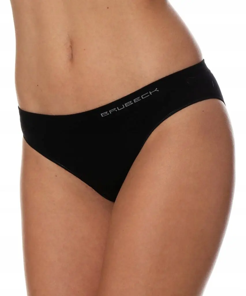Majtki damskie bawełniane bezszwowe bikini BRUBECK COMFORT COTTON czarne XL - produkt Fundacji Fun and Drive Dzieciom