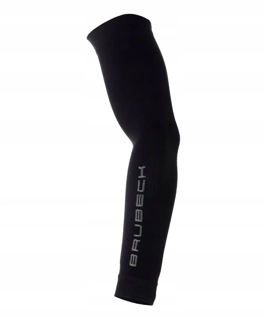 Rękaw na rower BRUBECK 3D PRO unisex rękawki zakrywające czarne r. S/M - produkt Fundacji Fun and Drive Dzieciom