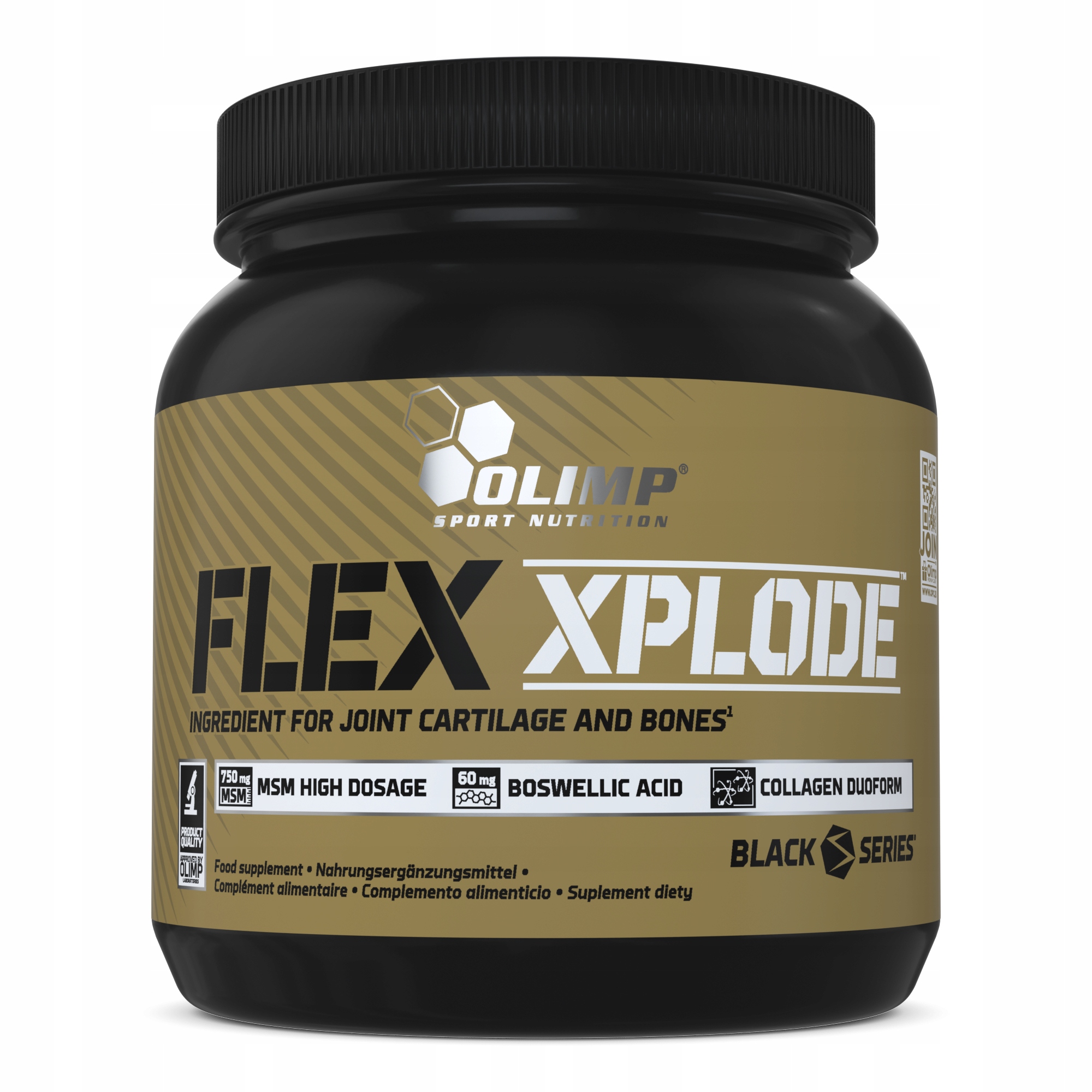 Kolagen Flex Xplode OLIMP na stawy kości w proszku 504g o smaku pomarańczy - zdjęcie 4