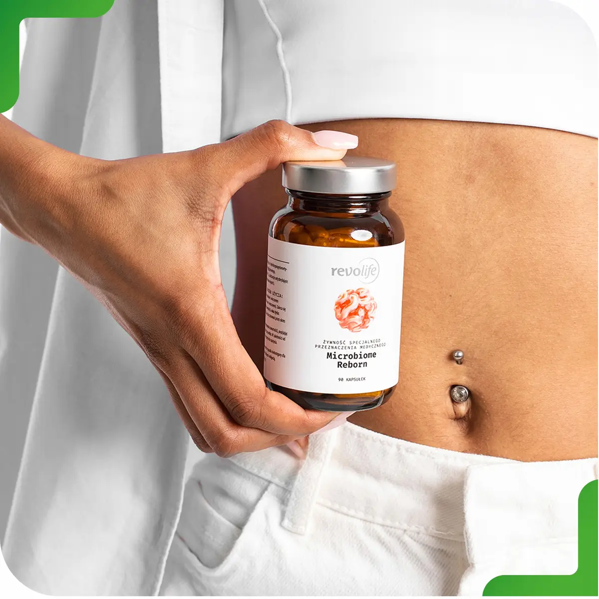 Revolife MAŚLAN SODU laktoferyna prebiotyk -Microbiome Reborn 90 kapsułek - zdjęcie 6