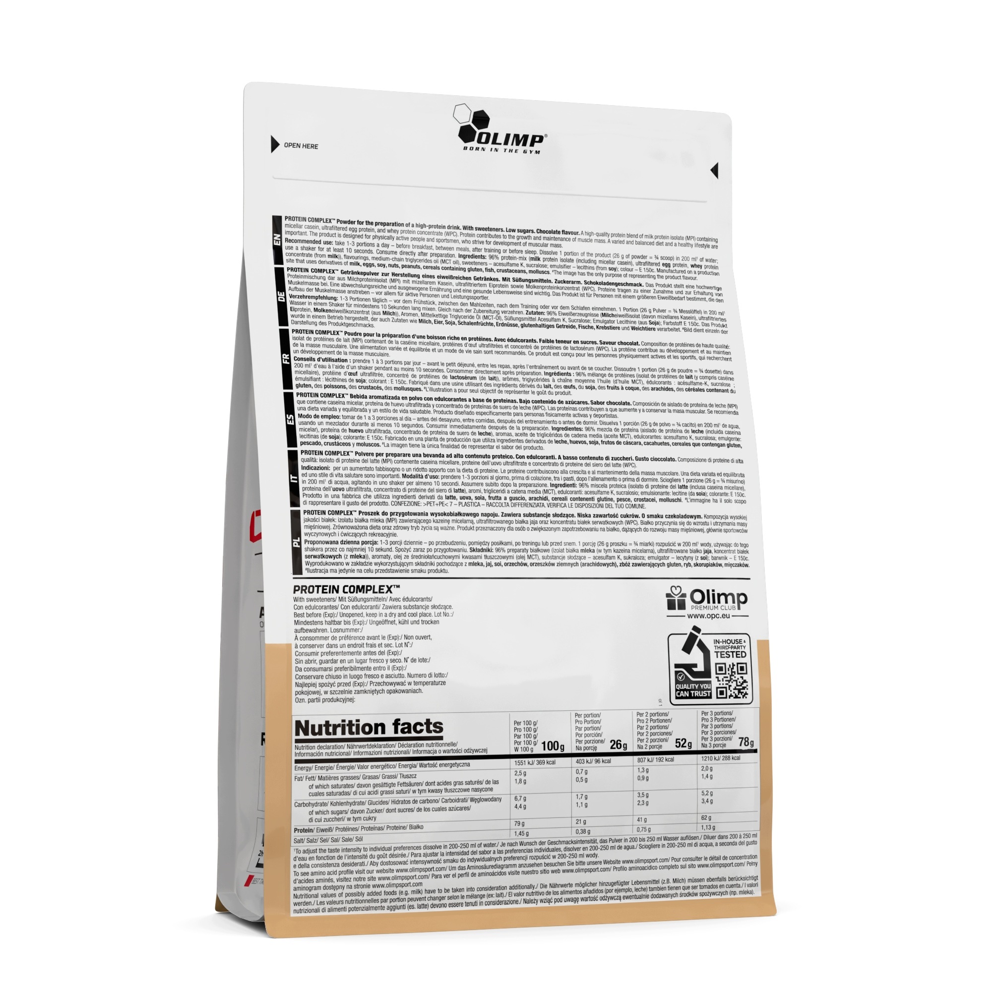 Białko serwatkowe Protein Complex OLIMP WPC - Izolat 700g smak czekolada - zdjęcie 5