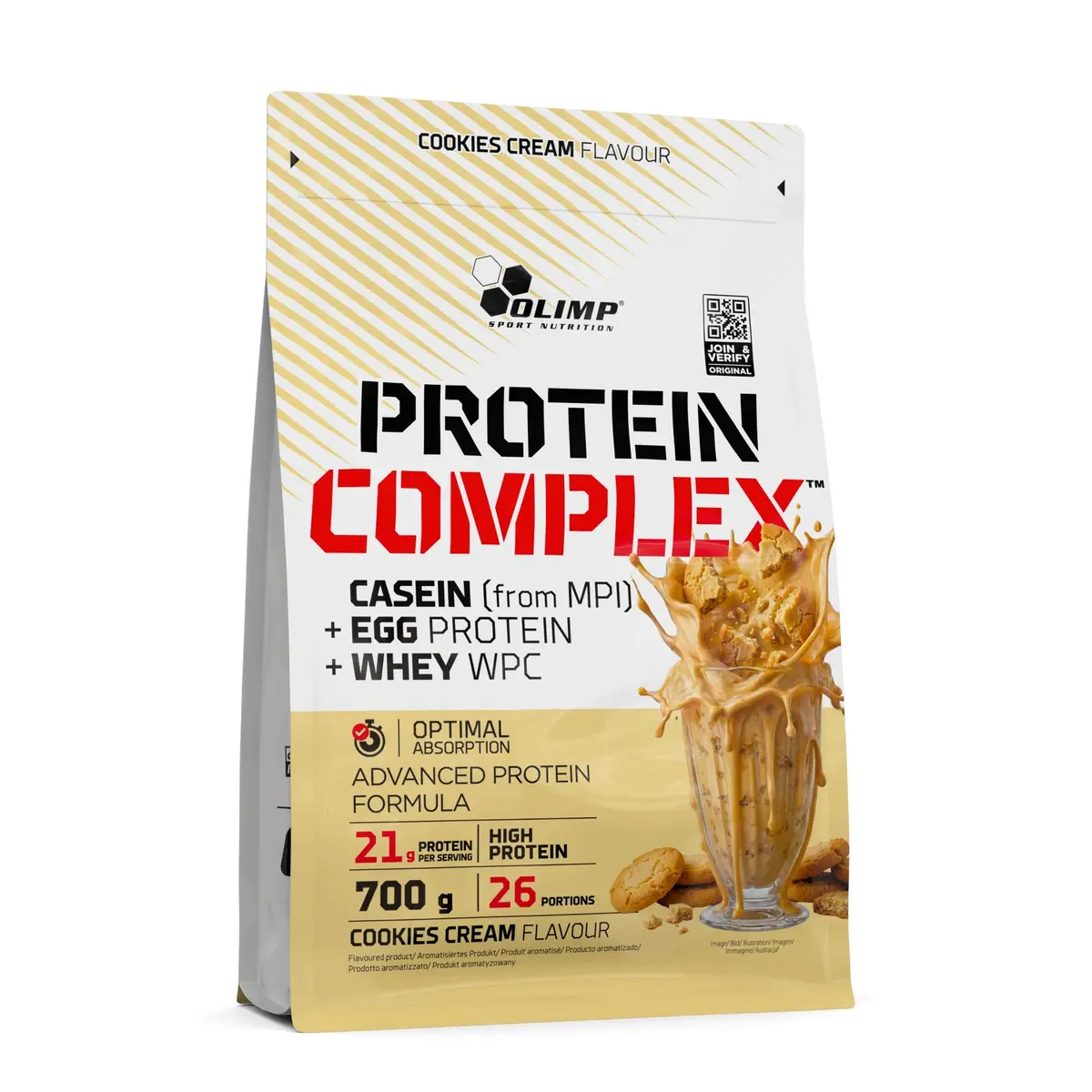 Białko serwatkowe Protein Complex OLIMP WPC - Izolat 700g smak ciastko - produkt Fundacji Fun and Drive Dzieciom