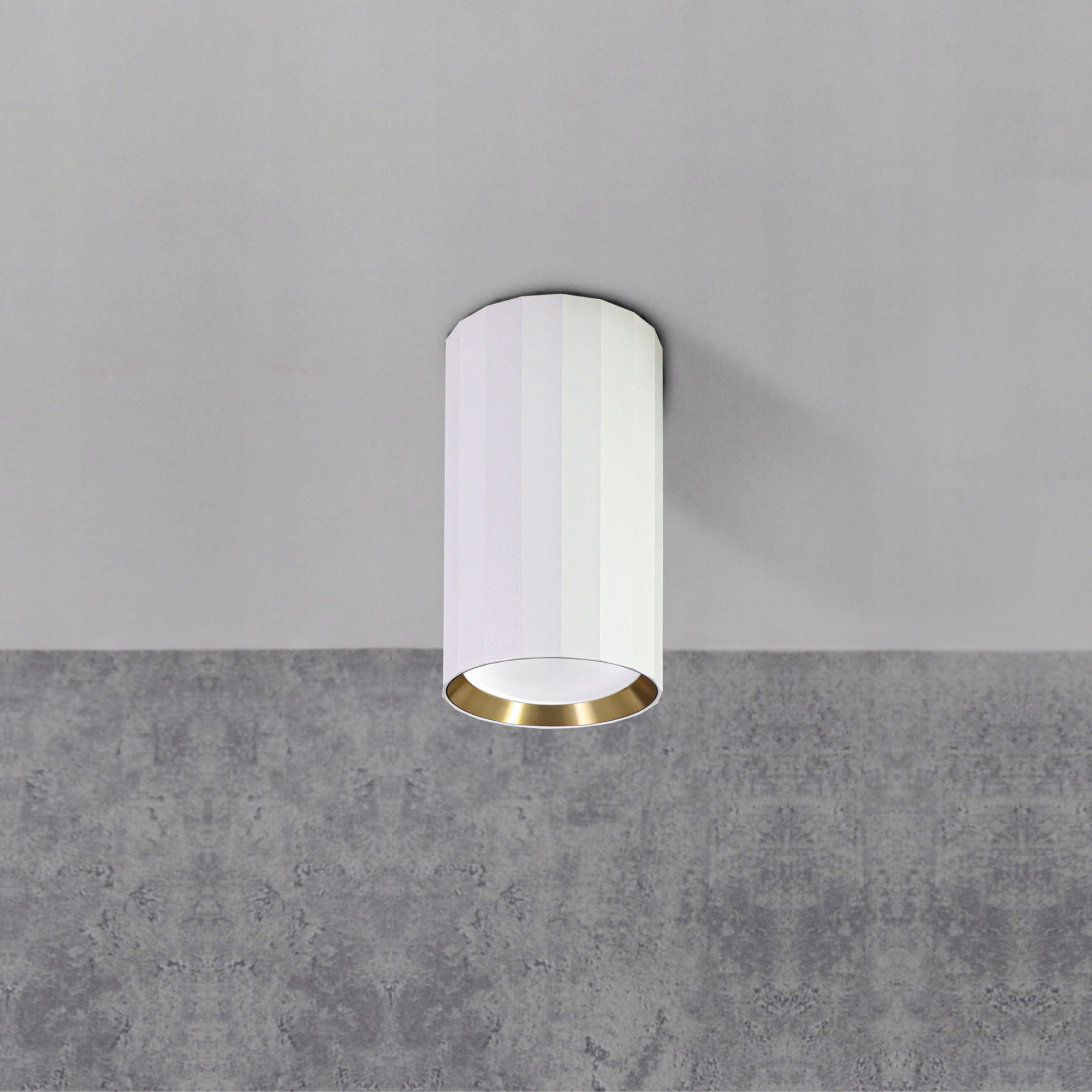 Sanico Goldlux reflektor sufitowy Loft Nicea 1xGU10 10cm biały złoty 323460 - zdjęcie 5