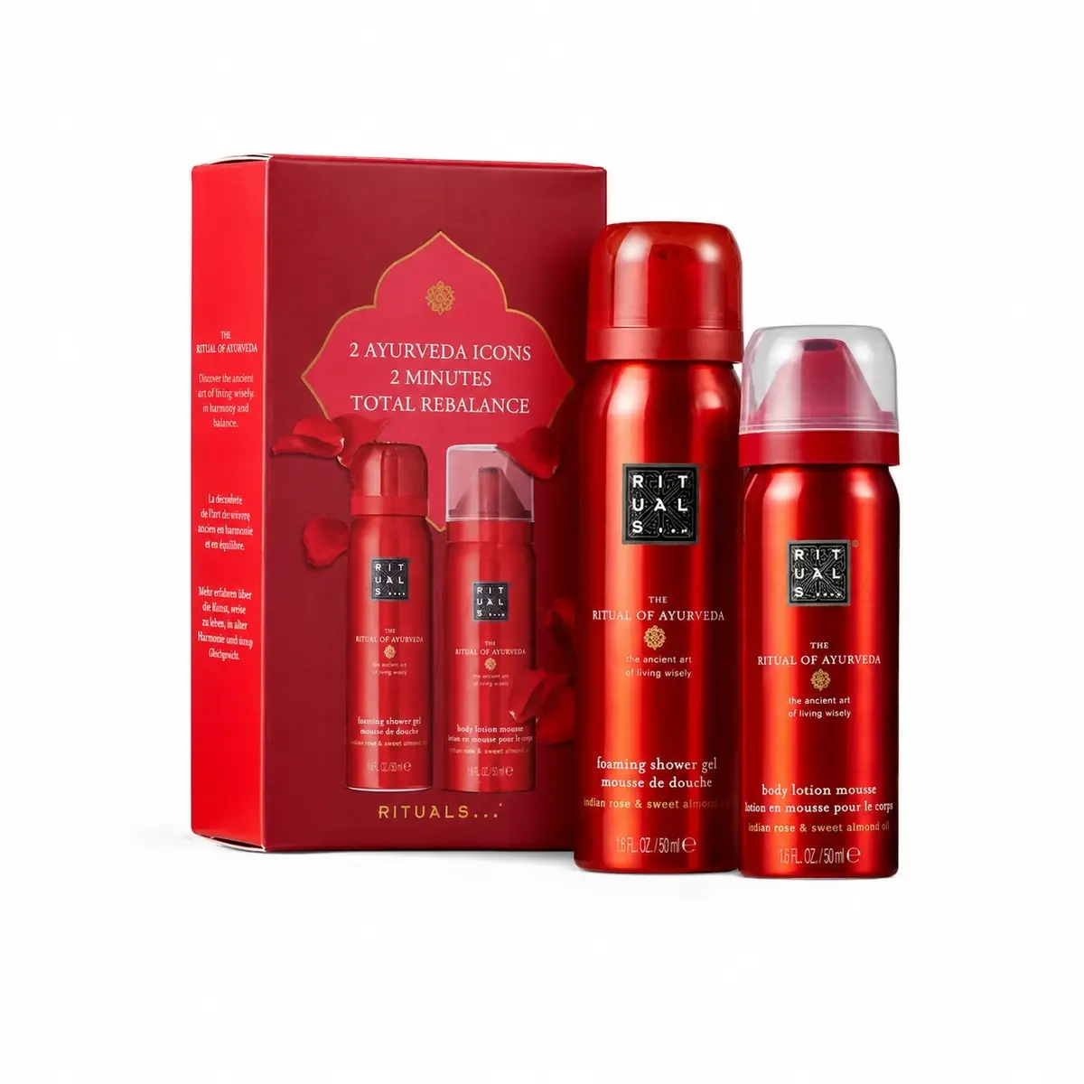 RITUALS The Ritual of Ayurveda – mini zestaw upominkowy PIANKA i MUS - produkt Fundacji Fun and Drive Dzieciom