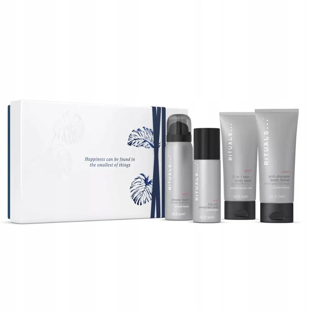 RITUALS męski zestaw upominkowy S pianka balsam żel dezodorant - produkt Fundacji Fun and Drive Dzieciom