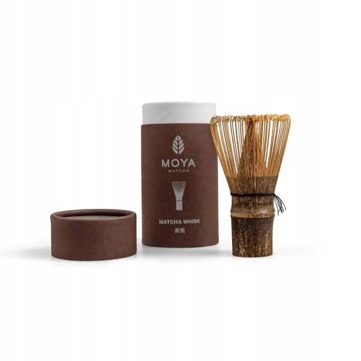 MOYA MATCHA Chasen miotełka z ciemnego bambusa do matchy - produkt Fundacji Fun and Drive Dzieciom