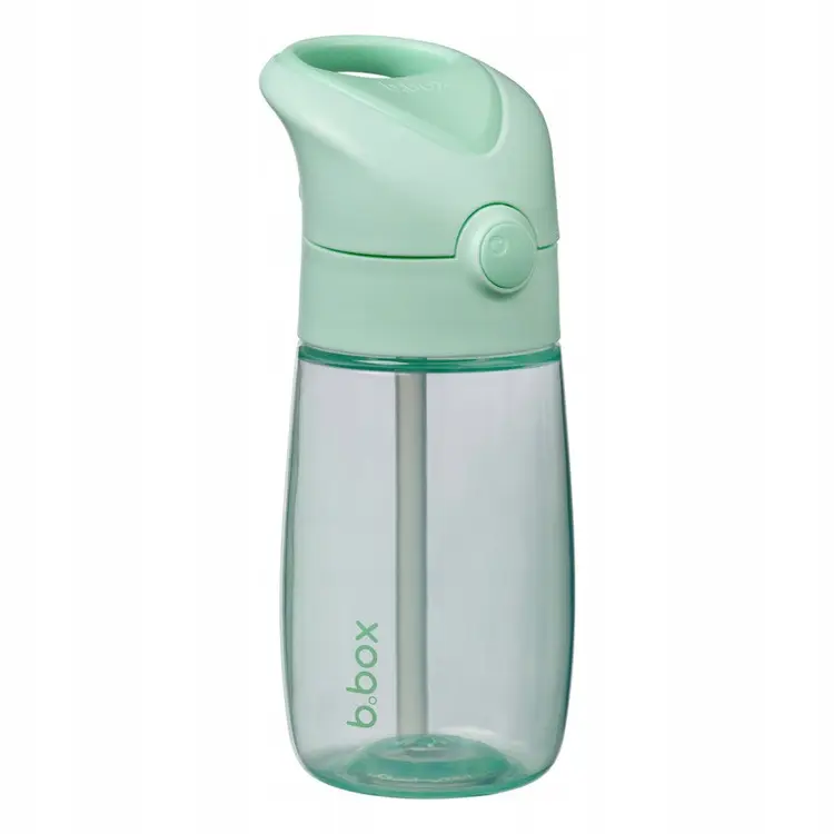 B.Box butelka bidon ze słomką dla dziecka 380ml Junior Spearmint miętowy - zdjęcie 2