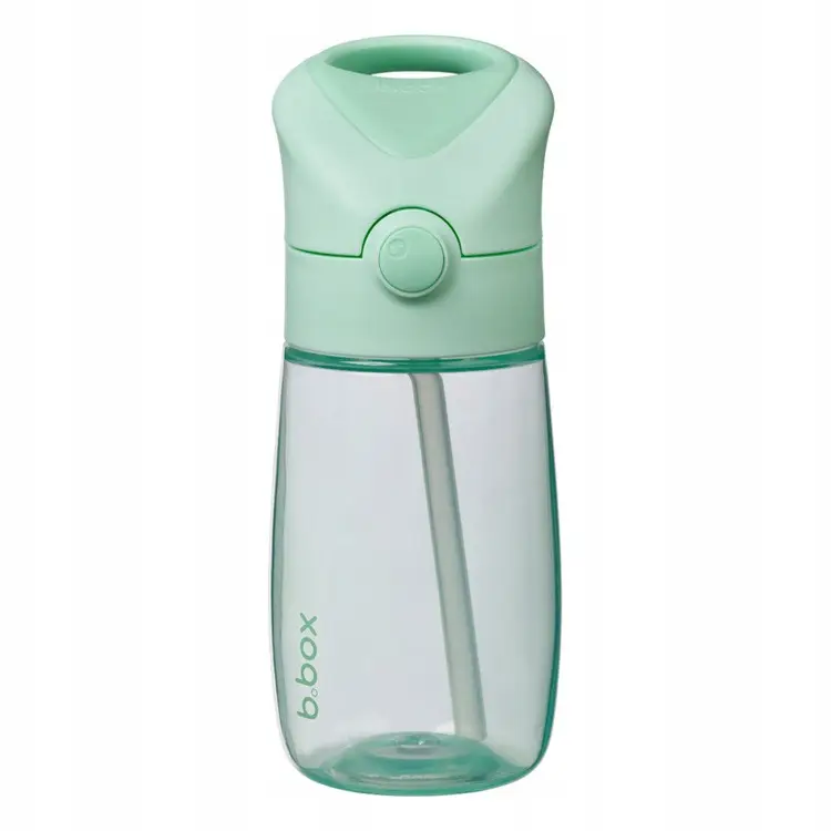 B.Box butelka bidon ze słomką dla dziecka 380ml Junior Spearmint miętowy - zdjęcie 3