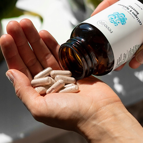 Revolife Collagen Hyaluron Booster 90 kaps Kolagen Kwas Hialuronowy Skóra - zdjęcie 3