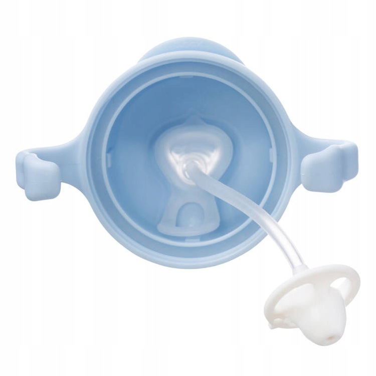 B.box Bidon ze słomką obciążoną dla dzieci 240 ml 6m+ Bubblegum - zdjęcie 2